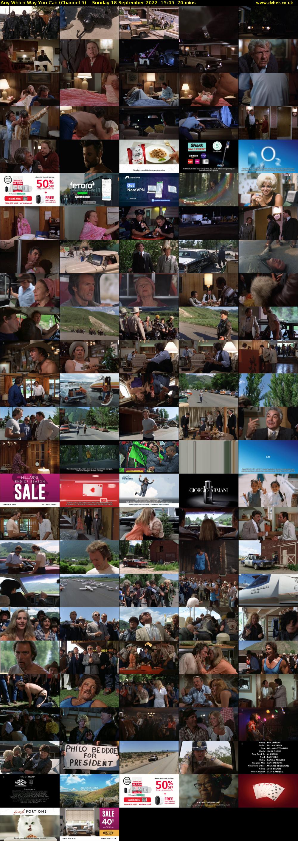 Any Which Way You Can (Channel 5) Sunday 18 September 2022 15:05 - 16:15