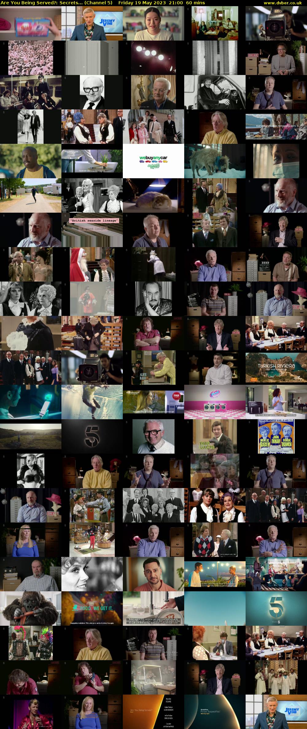 Are You Being Served?: Secrets... (Channel 5) Friday 19 May 2023 21:00 - 22:00