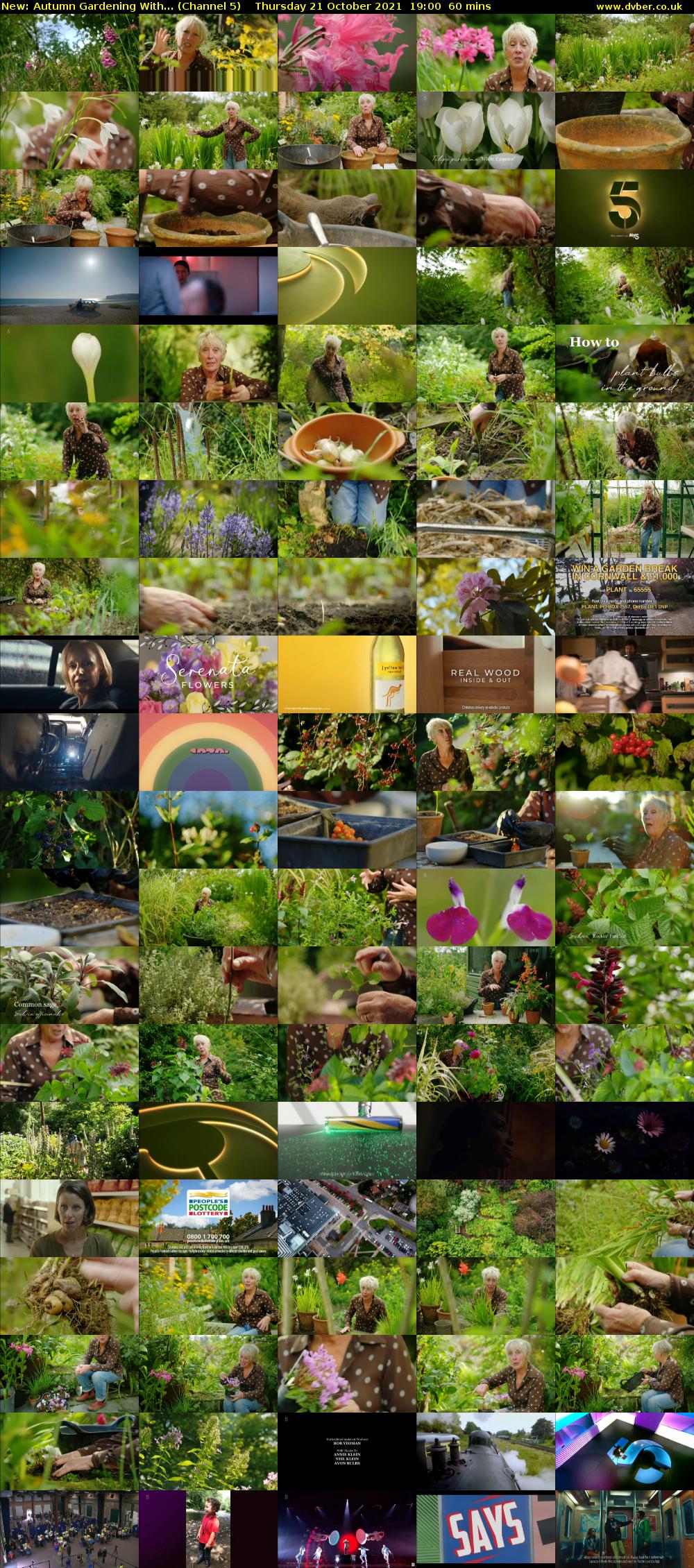 Autumn Gardening With... (Channel 5) Thursday 21 October 2021 19:00 - 20:00