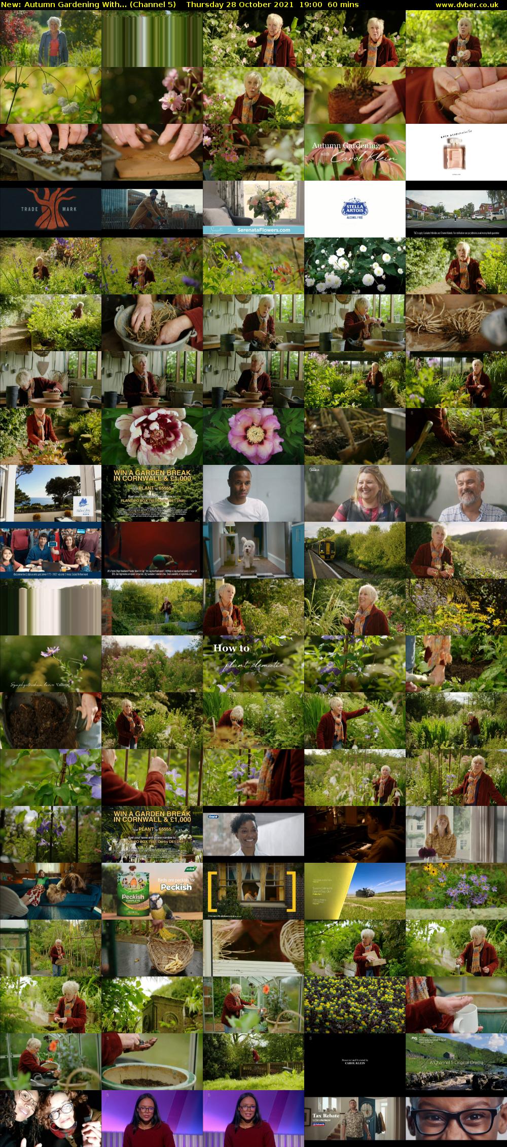 Autumn Gardening With... (Channel 5) Thursday 28 October 2021 19:00 - 20:00