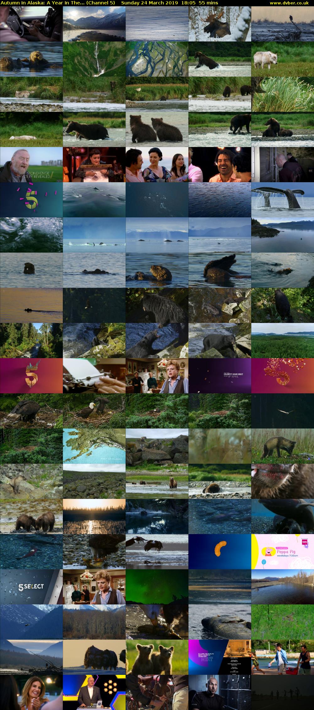 Autumn In Alaska: A Year In The... (Channel 5) Sunday 24 March 2019 18:05 - 19:00