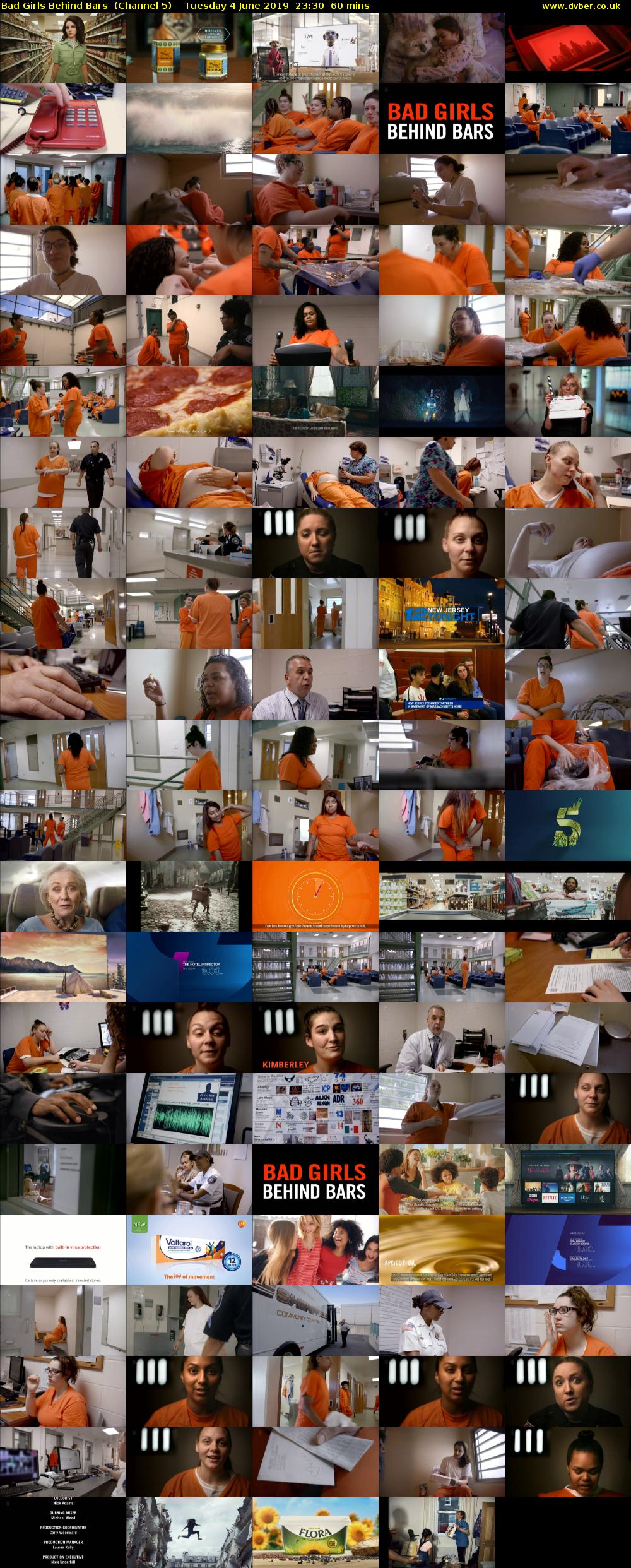 Bad Girls Behind Bars  (Channel 5) Tuesday 4 June 2019 23:30 - 00:30