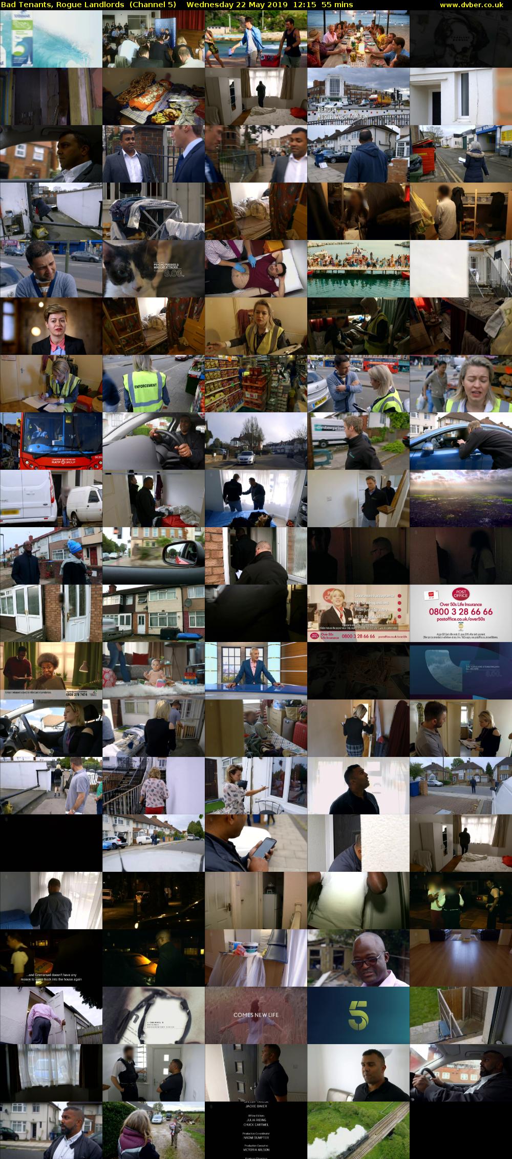 Bad Tenants, Rogue Landlords  (Channel 5) Wednesday 22 May 2019 12:15 - 13:10
