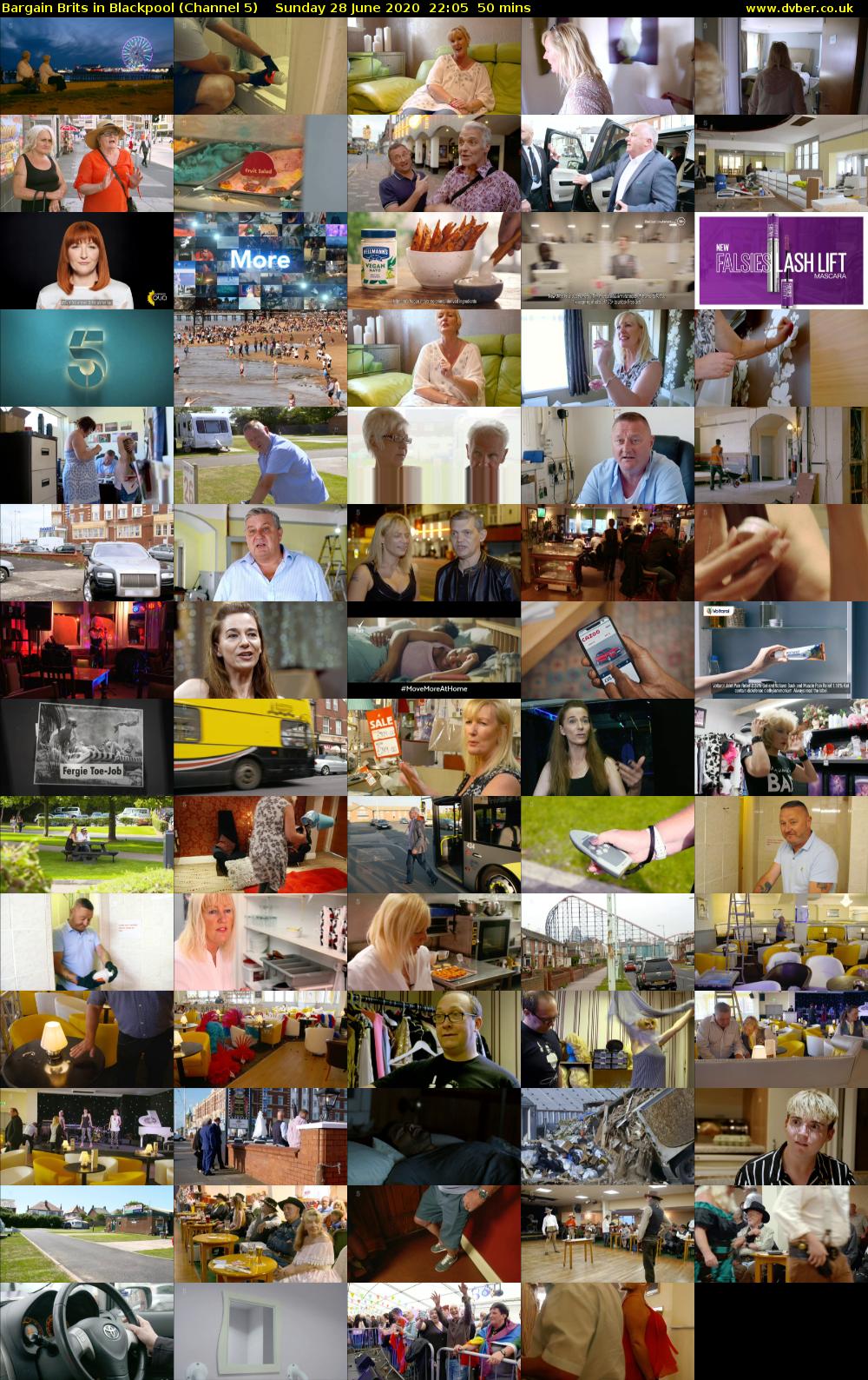 Bargain Brits in Blackpool (Channel 5) Sunday 28 June 2020 22:05 - 22:55