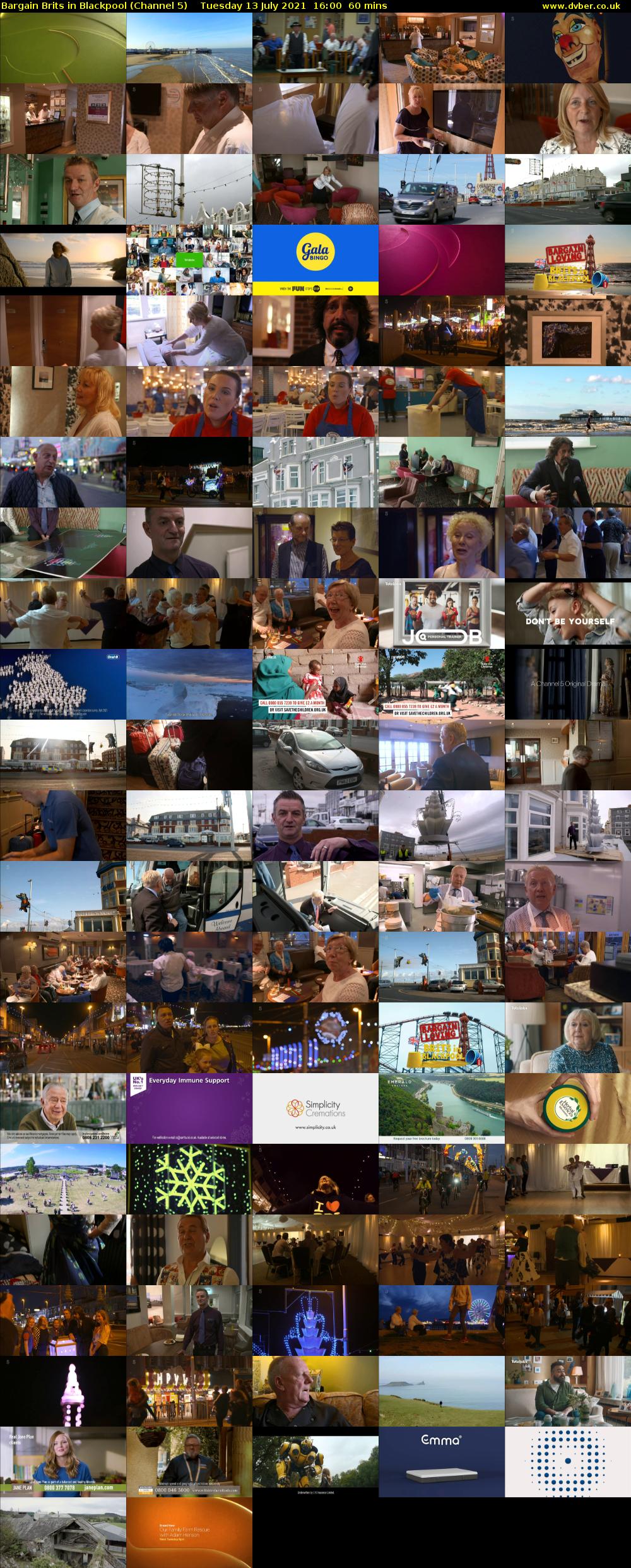 Bargain Brits in Blackpool (Channel 5) Tuesday 13 July 2021 16:00 - 17:00