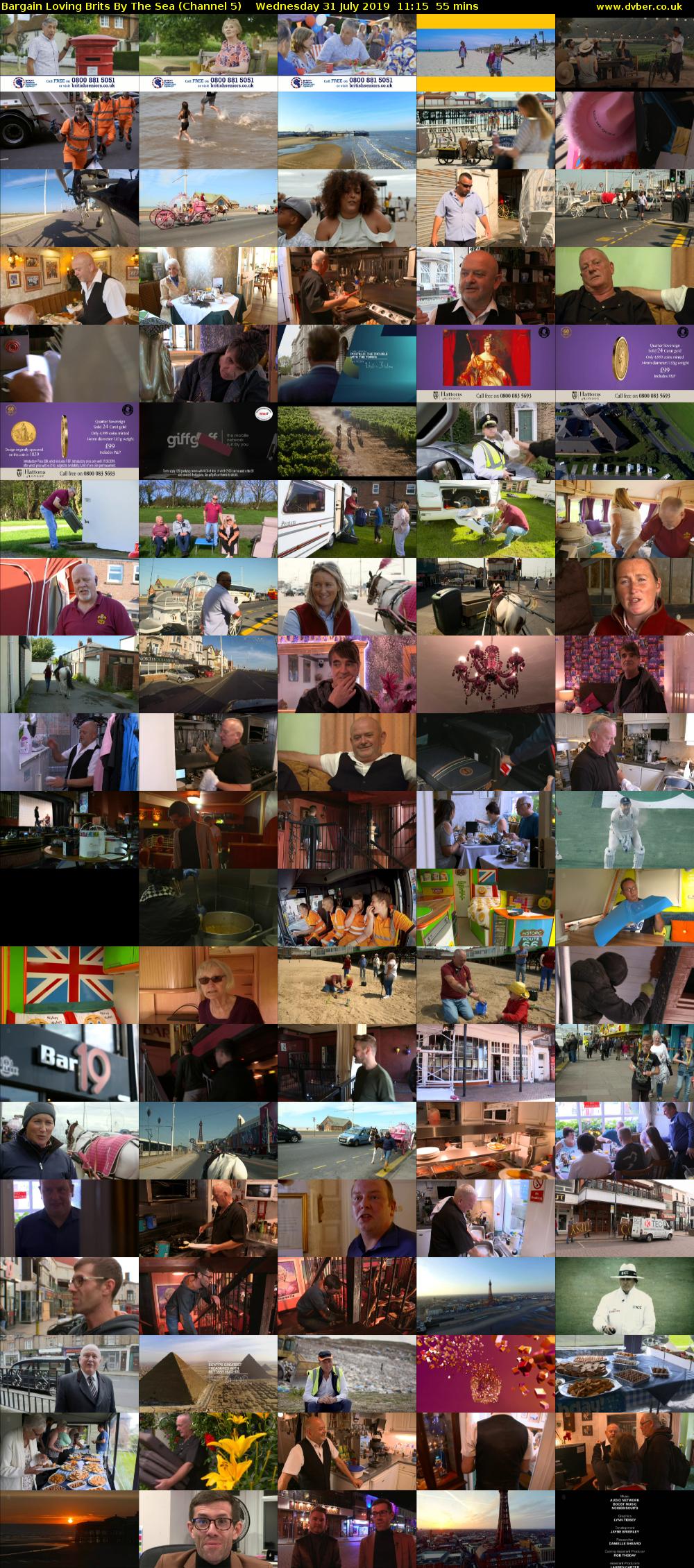 Bargain Loving Brits By The Sea (Channel 5) Wednesday 31 July 2019 11:15 - 12:10
