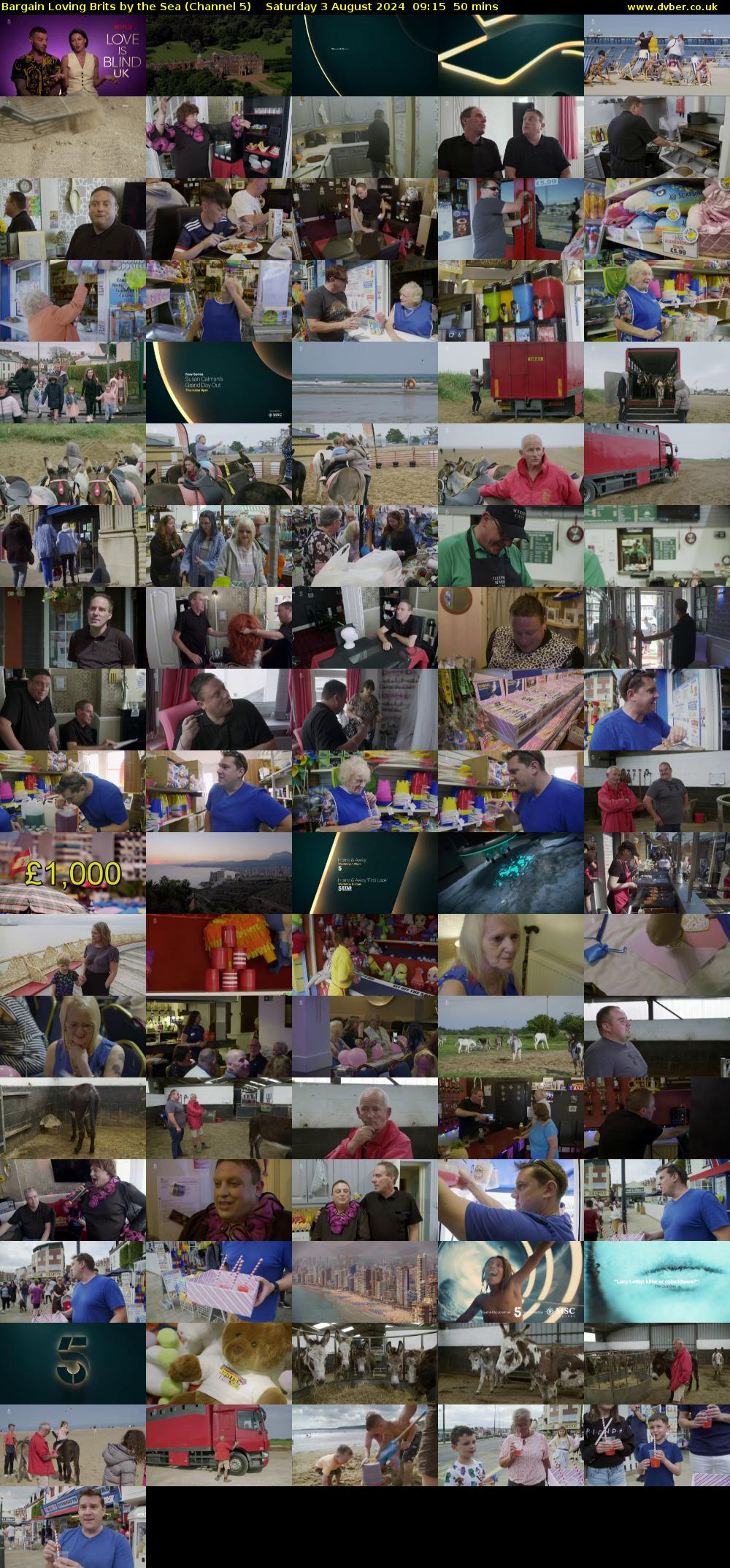 Bargain Loving Brits By The Sea (Channel 5) Saturday 3 August 2024 09:15 - 10:05