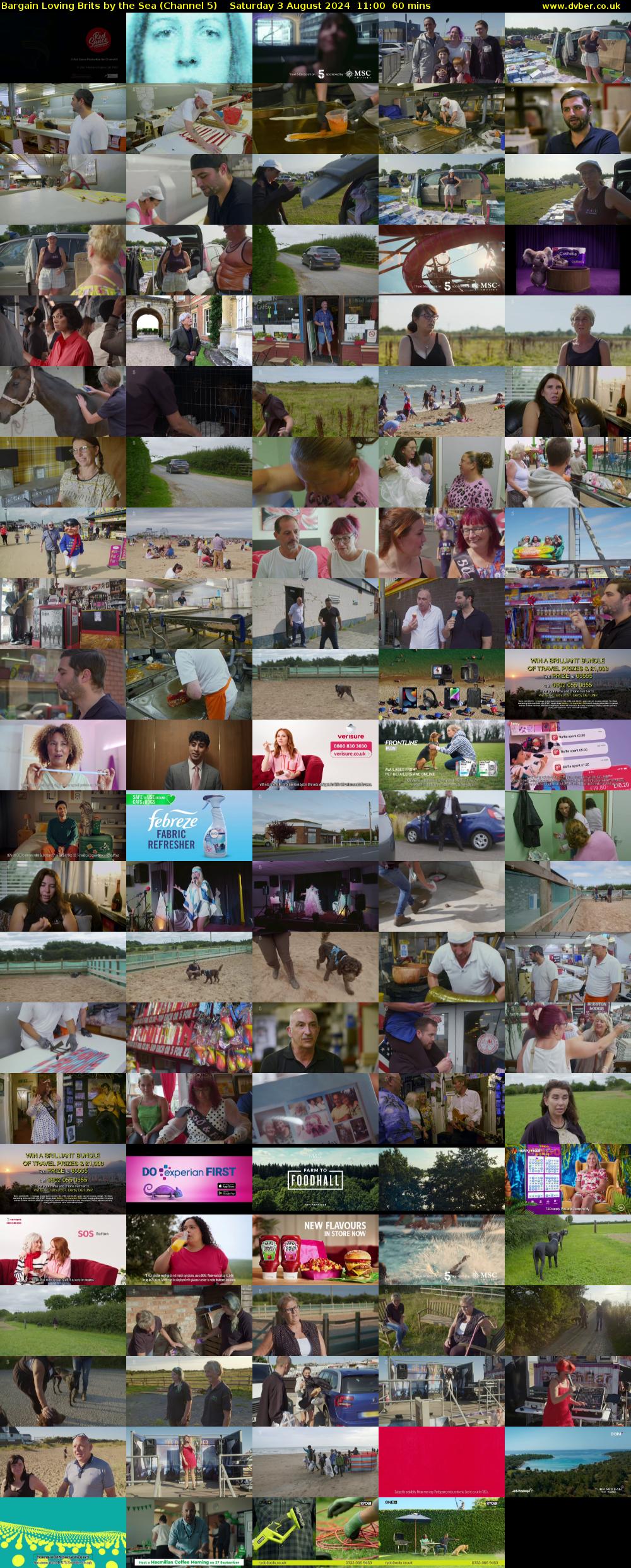 Bargain Loving Brits By The Sea (Channel 5) Saturday 3 August 2024 11:00 - 12:00