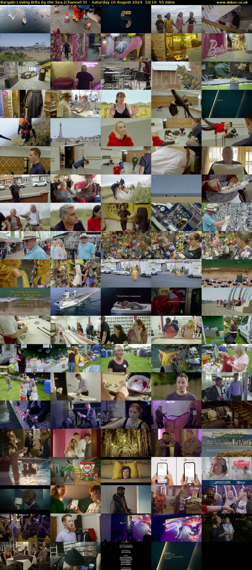 Bargain Loving Brits By The Sea (Channel 5) Saturday 10 August 2024 10:10 - 11:05