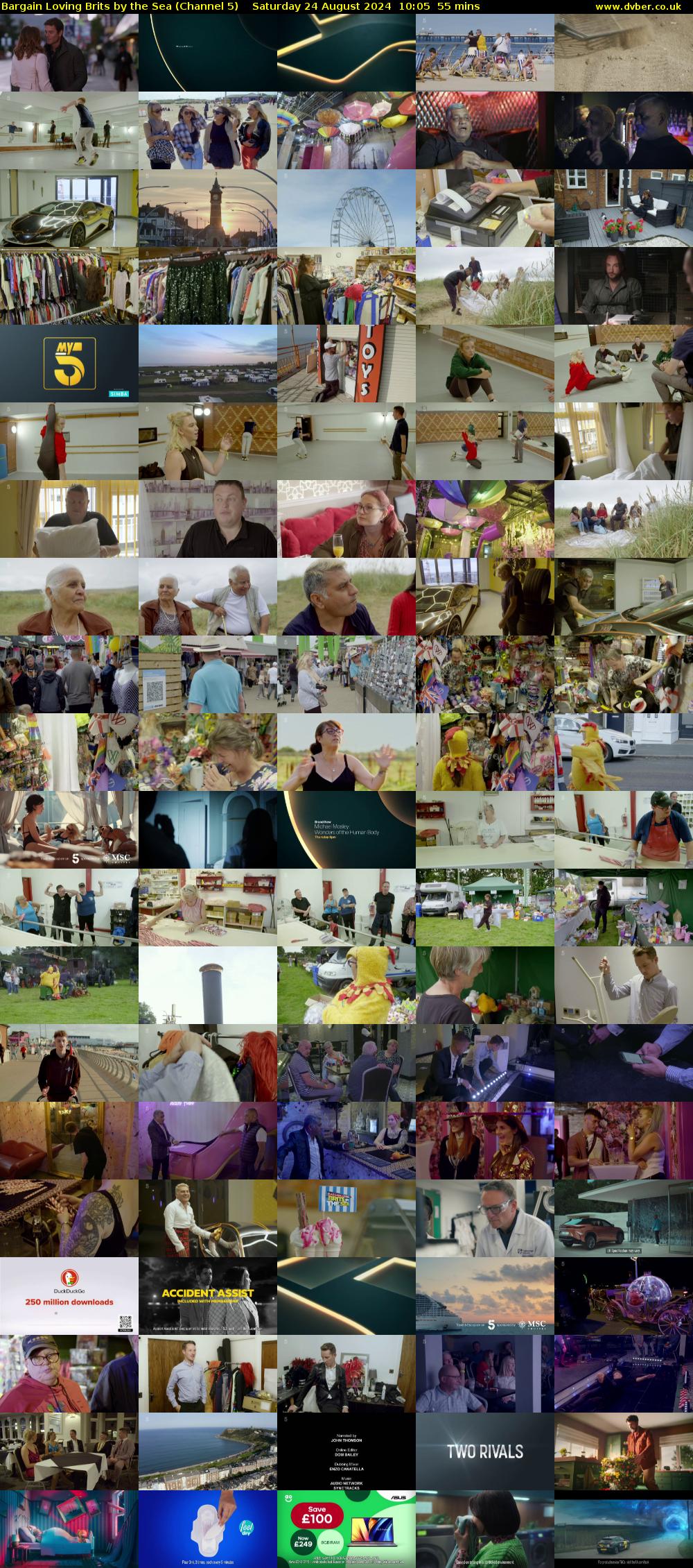 Bargain Loving Brits By The Sea (Channel 5) Saturday 24 August 2024 10:05 - 11:00