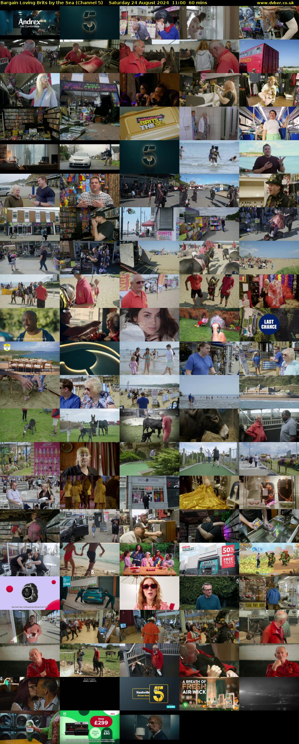 Bargain Loving Brits By The Sea (Channel 5) Saturday 24 August 2024 11:00 - 12:00