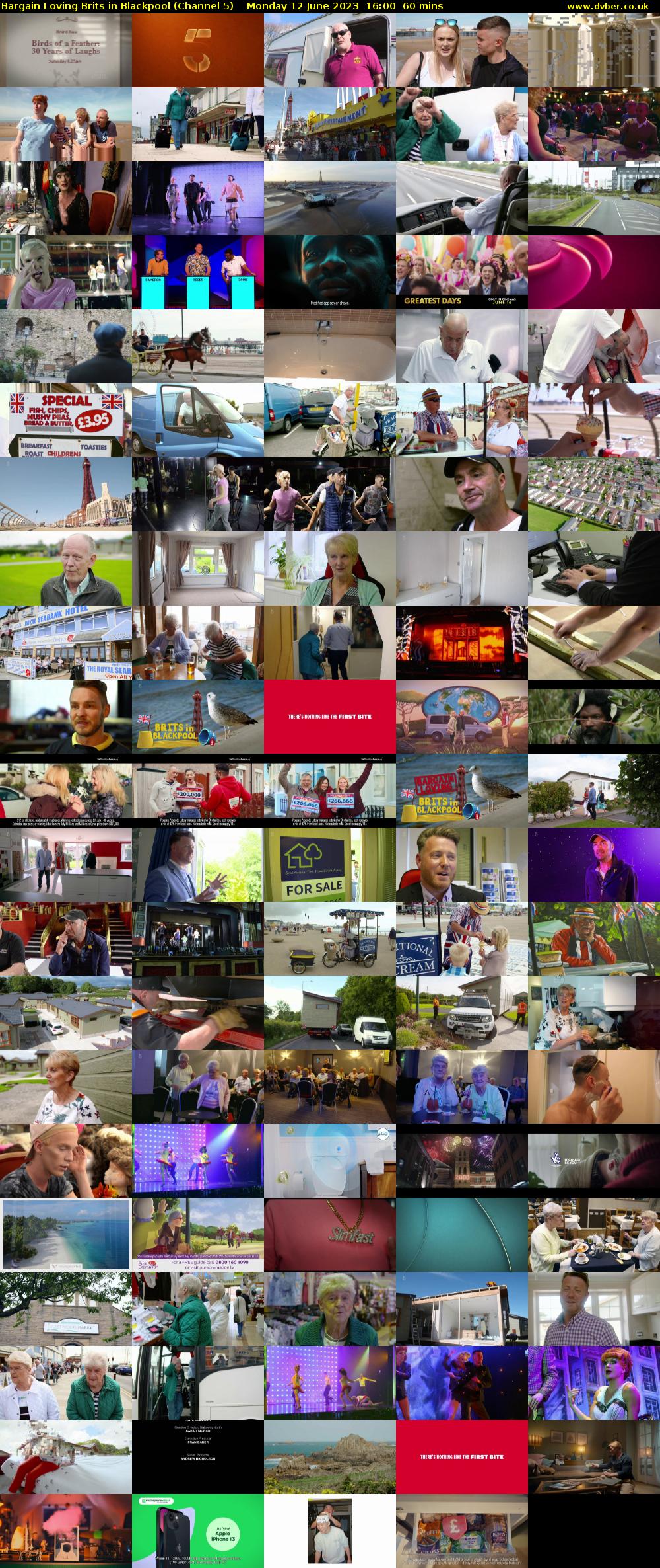 Bargain Loving Brits in Blackpool (Channel 5) Monday 12 June 2023 16:00 - 17:00