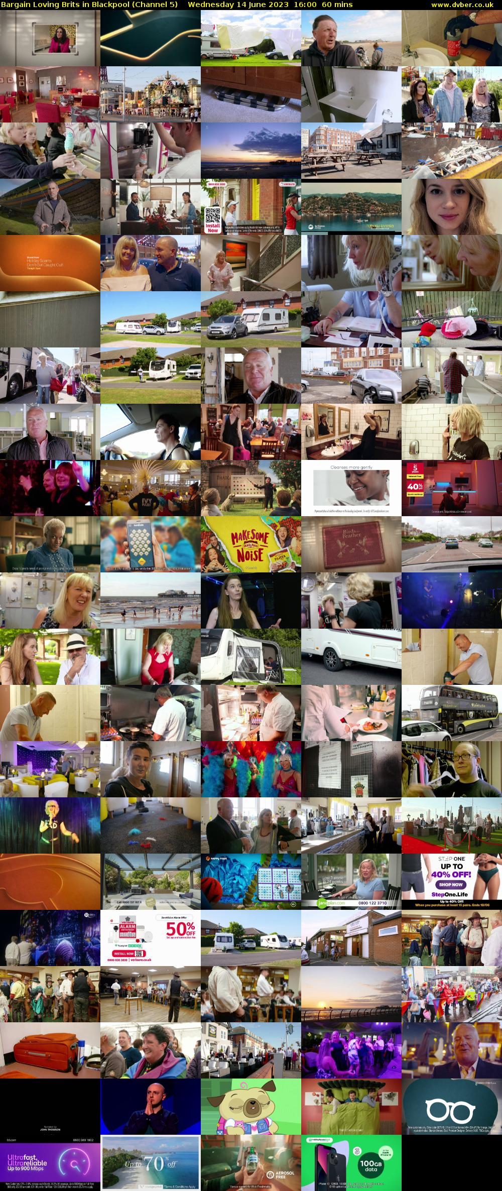 Bargain Loving Brits in Blackpool (Channel 5) Wednesday 14 June 2023 16:00 - 17:00
