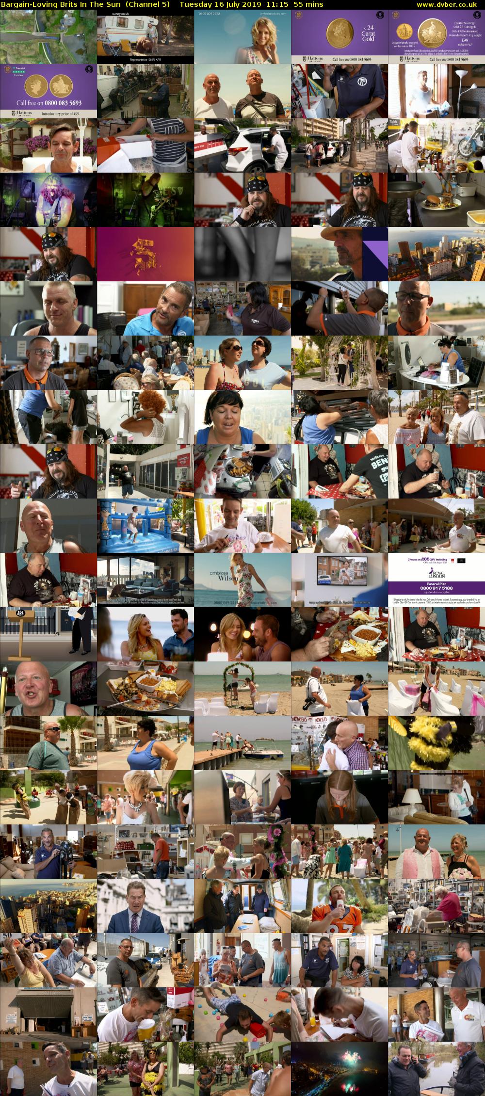 Bargain-Loving Brits In The Sun  (Channel 5) Tuesday 16 July 2019 11:15 - 12:10
