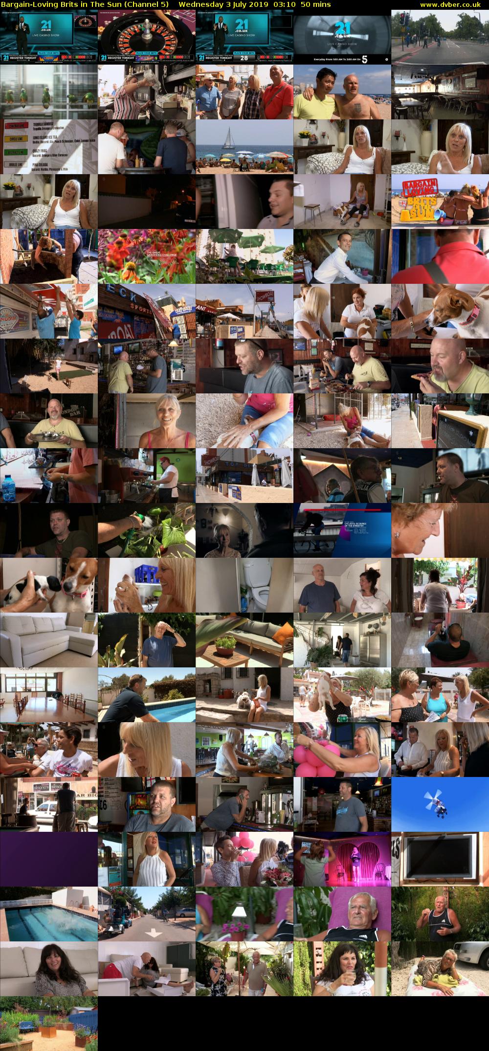 Bargain-Loving Brits in The Sun (Channel 5) Wednesday 3 July 2019 03:10 - 04:00