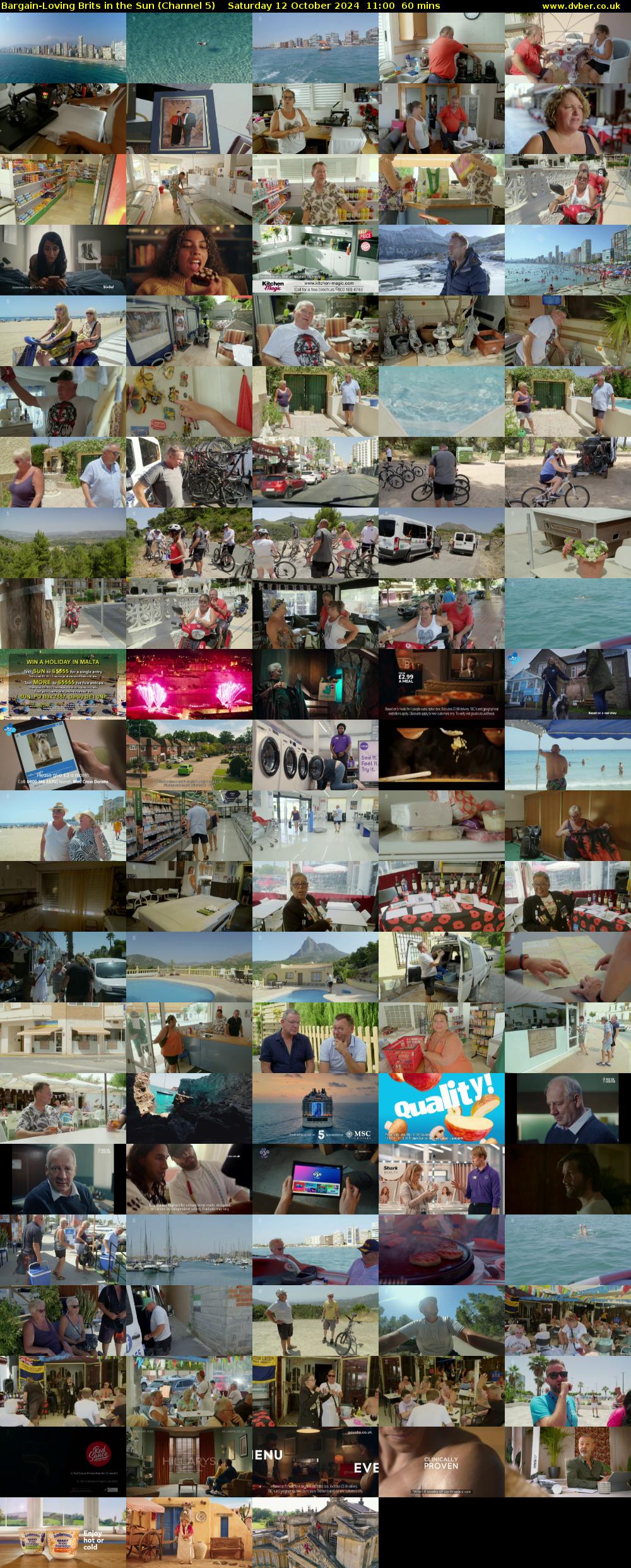 Bargain-Loving Brits in the Sun (Channel 5) Saturday 12 October 2024 11:00 - 12:00