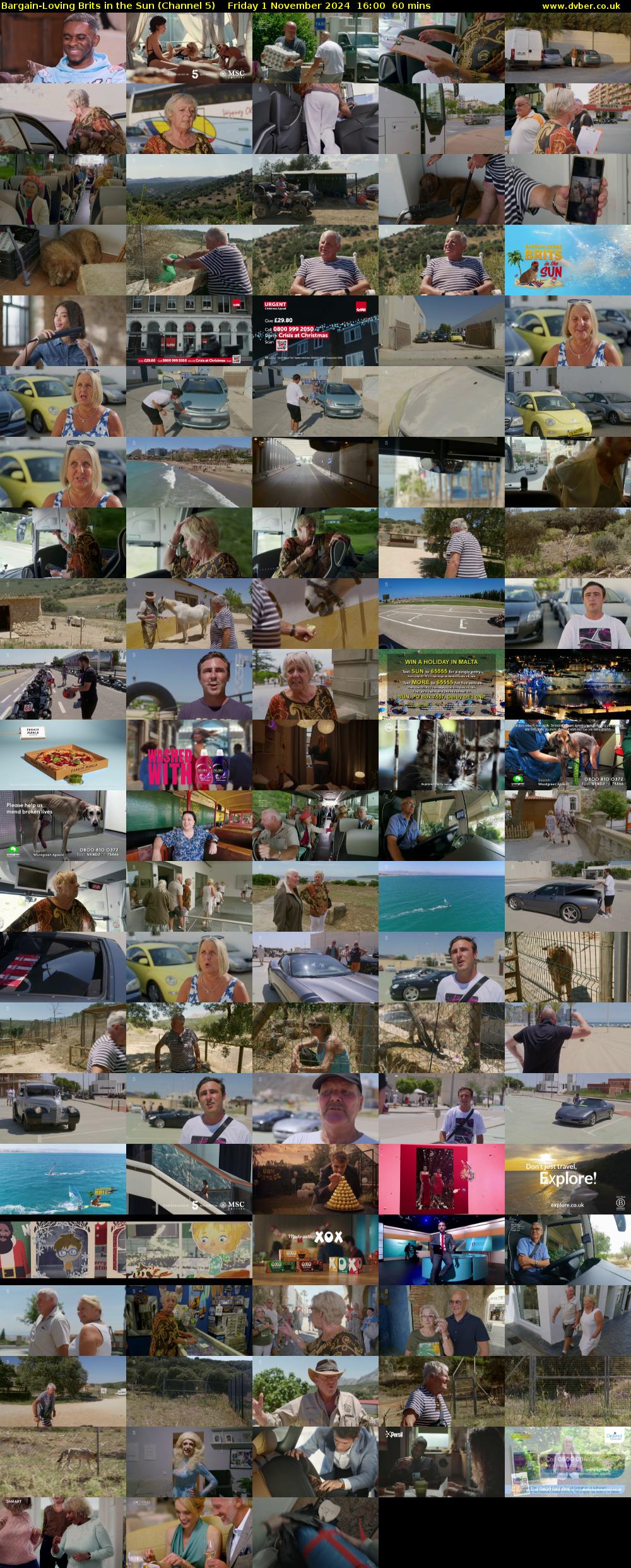 Bargain-Loving Brits in the Sun (Channel 5) Friday 1 November 2024 16:00 - 17:00