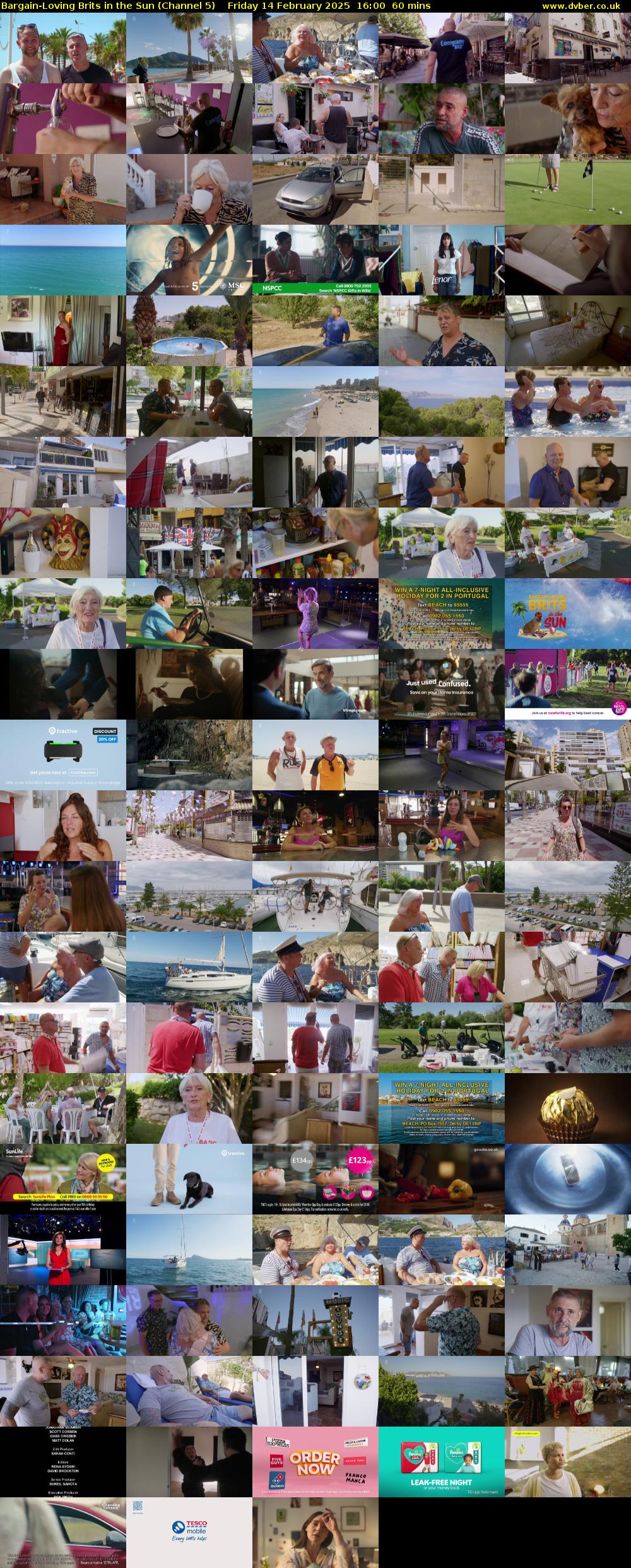 Bargain-Loving Brits in the Sun (Channel 5) Friday 14 February 2025 16:00 - 17:00