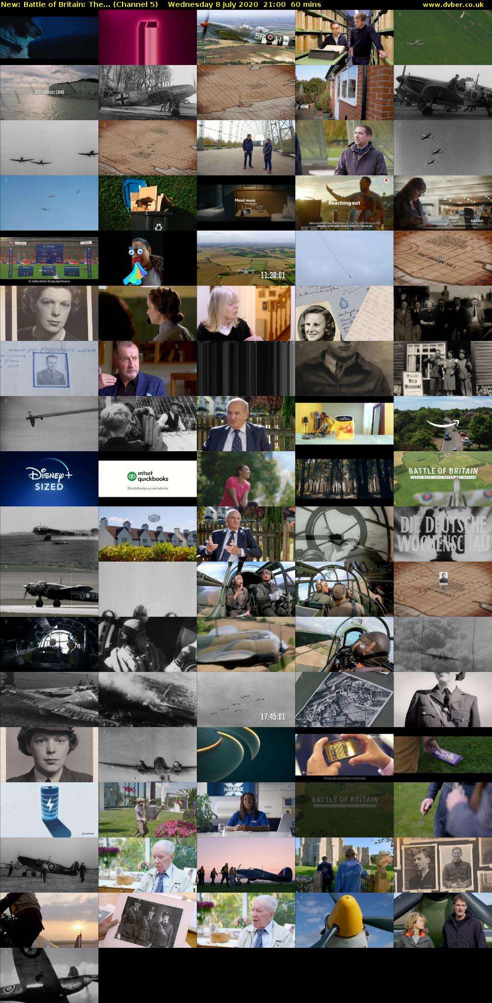 Battle of Britain: The... (Channel 5) Wednesday 8 July 2020 21:00 - 22:00