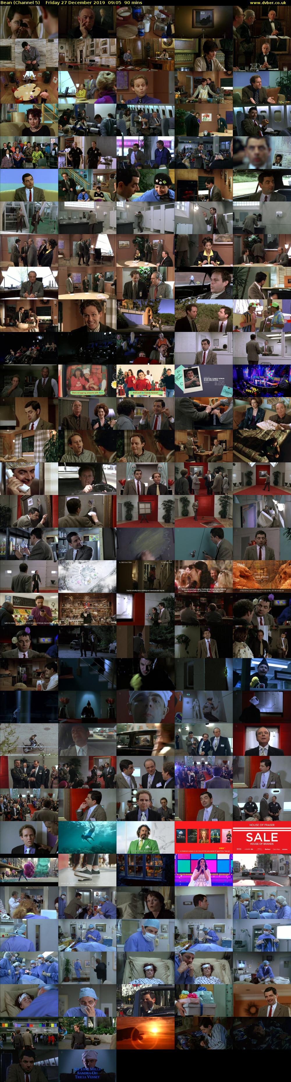 Bean (Channel 5) Friday 27 December 2019 09:05 - 10:35