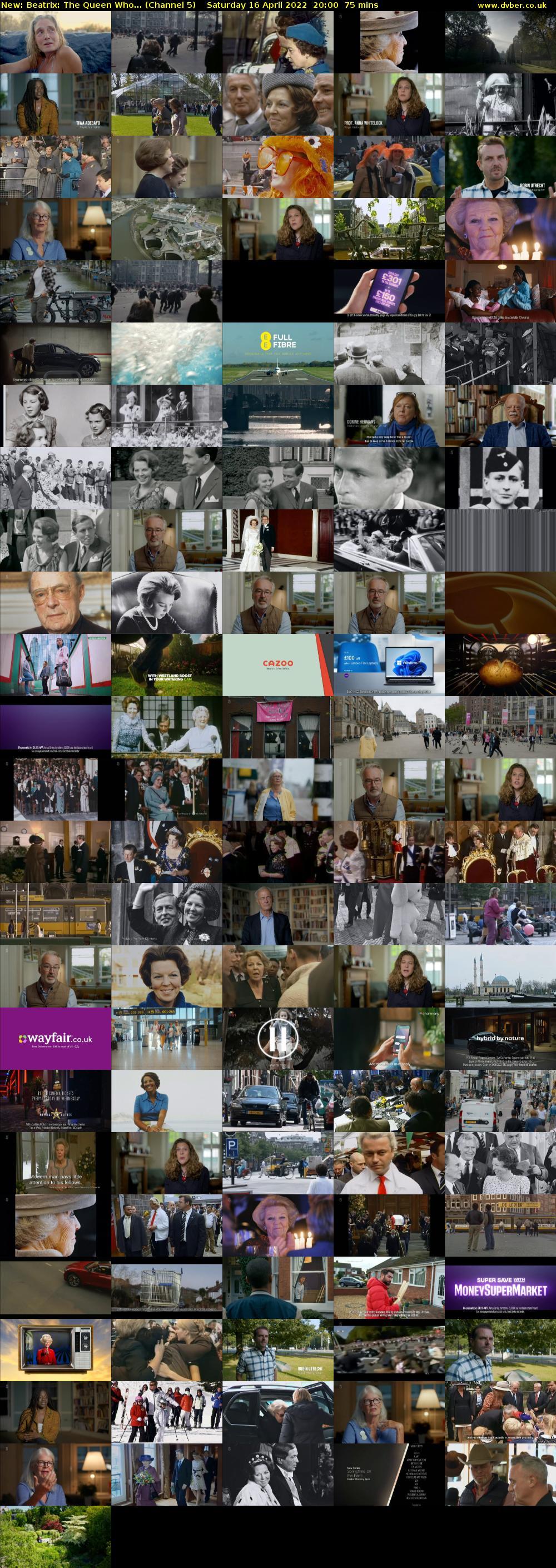 Beatrix: The Queen Who... (Channel 5) Saturday 16 April 2022 20:00 - 21:15