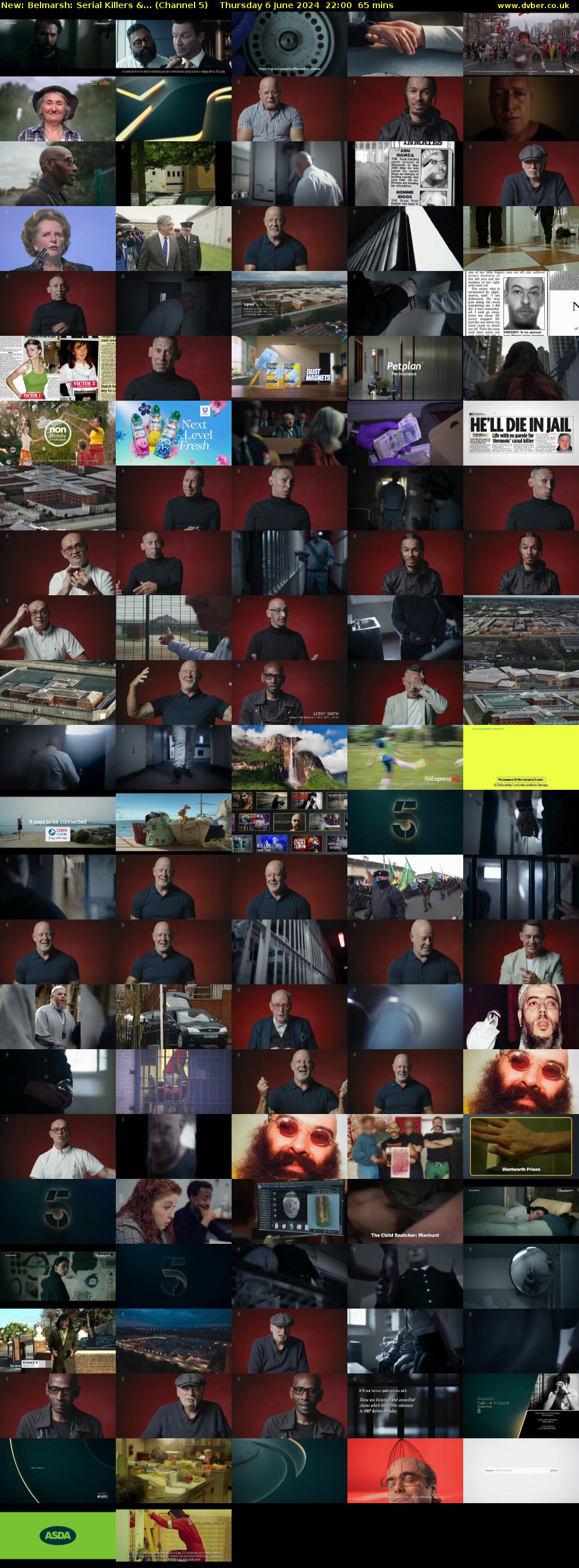 Belmarsh: Serial Killers &... (Channel 5) Thursday 6 June 2024 22:00 - 23:05