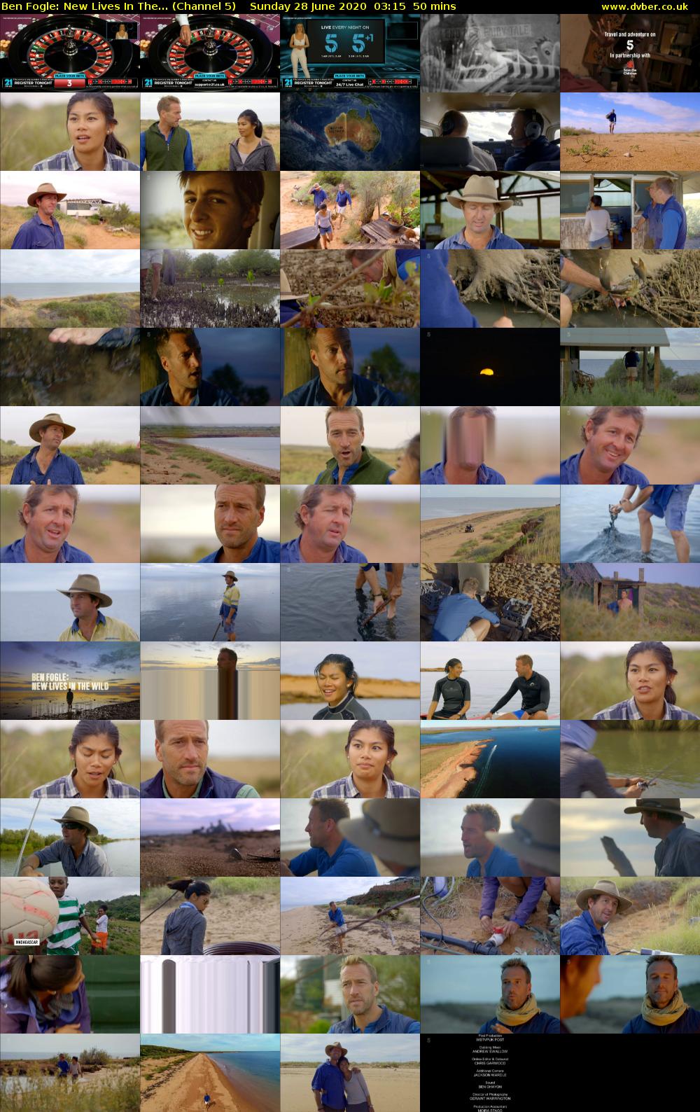 Ben Fogle: New Lives In The... (Channel 5) Sunday 28 June 2020 03:15 - 04:05