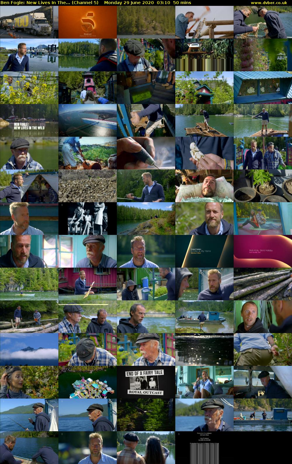 Ben Fogle: New Lives In The... (Channel 5) Monday 29 June 2020 03:10 - 04:00