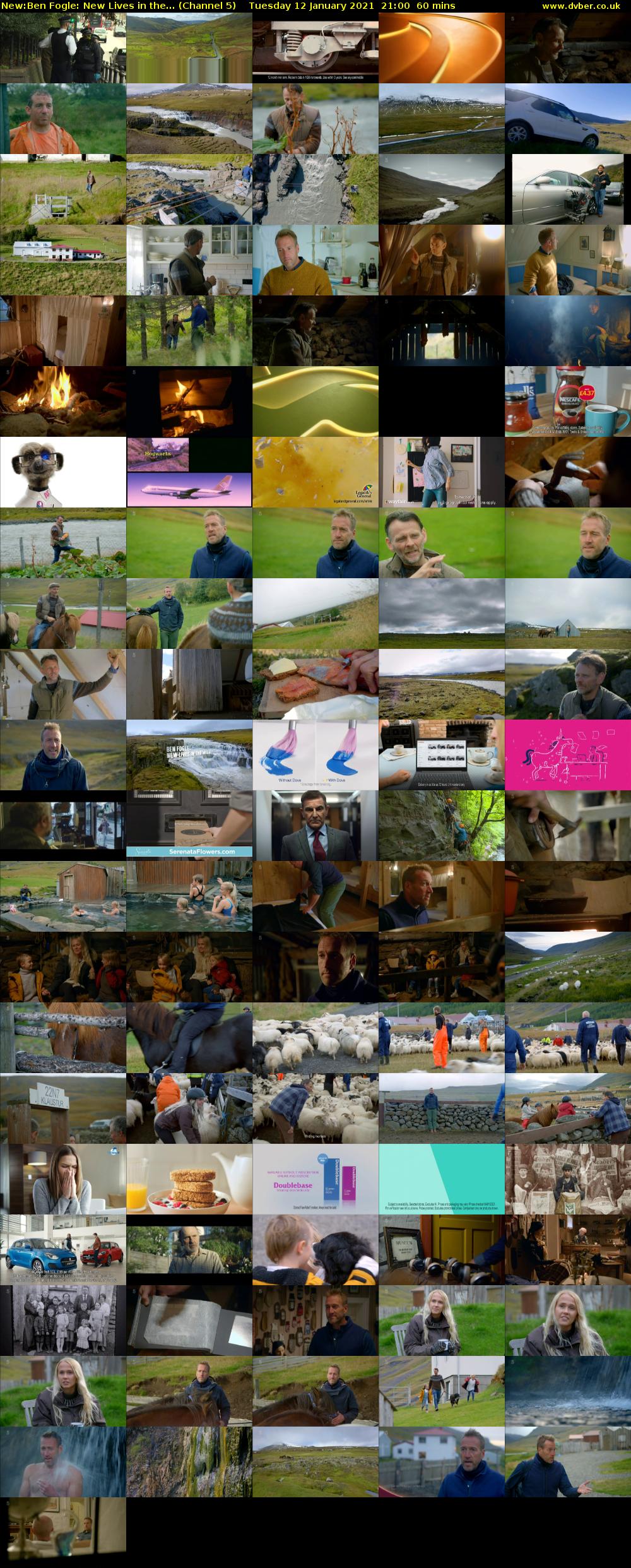 Ben Fogle: New Lives In The... (Channel 5) Tuesday 12 January 2021 21:00 - 22:00