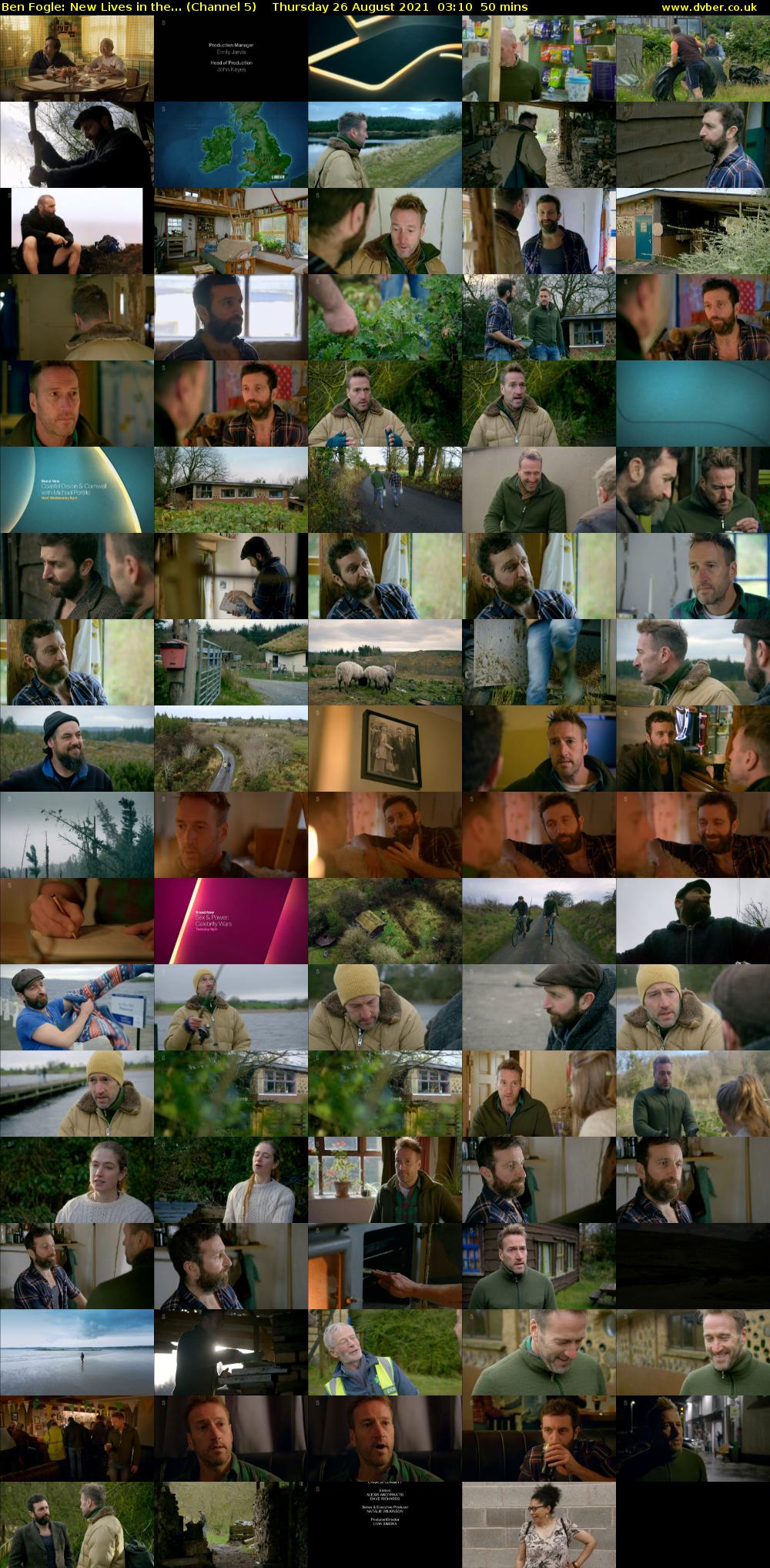 Ben Fogle: New Lives In The... (Channel 5) Thursday 26 August 2021 03:10 - 04:00