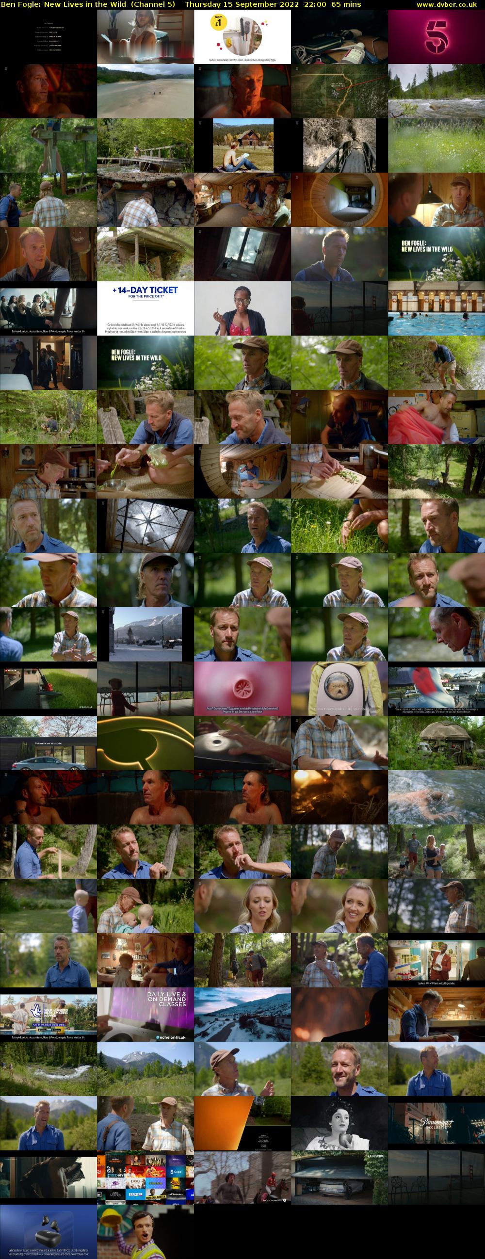 Ben Fogle: New Lives In The Wild  (Channel 5) Thursday 15 September 2022 22:00 - 23:05