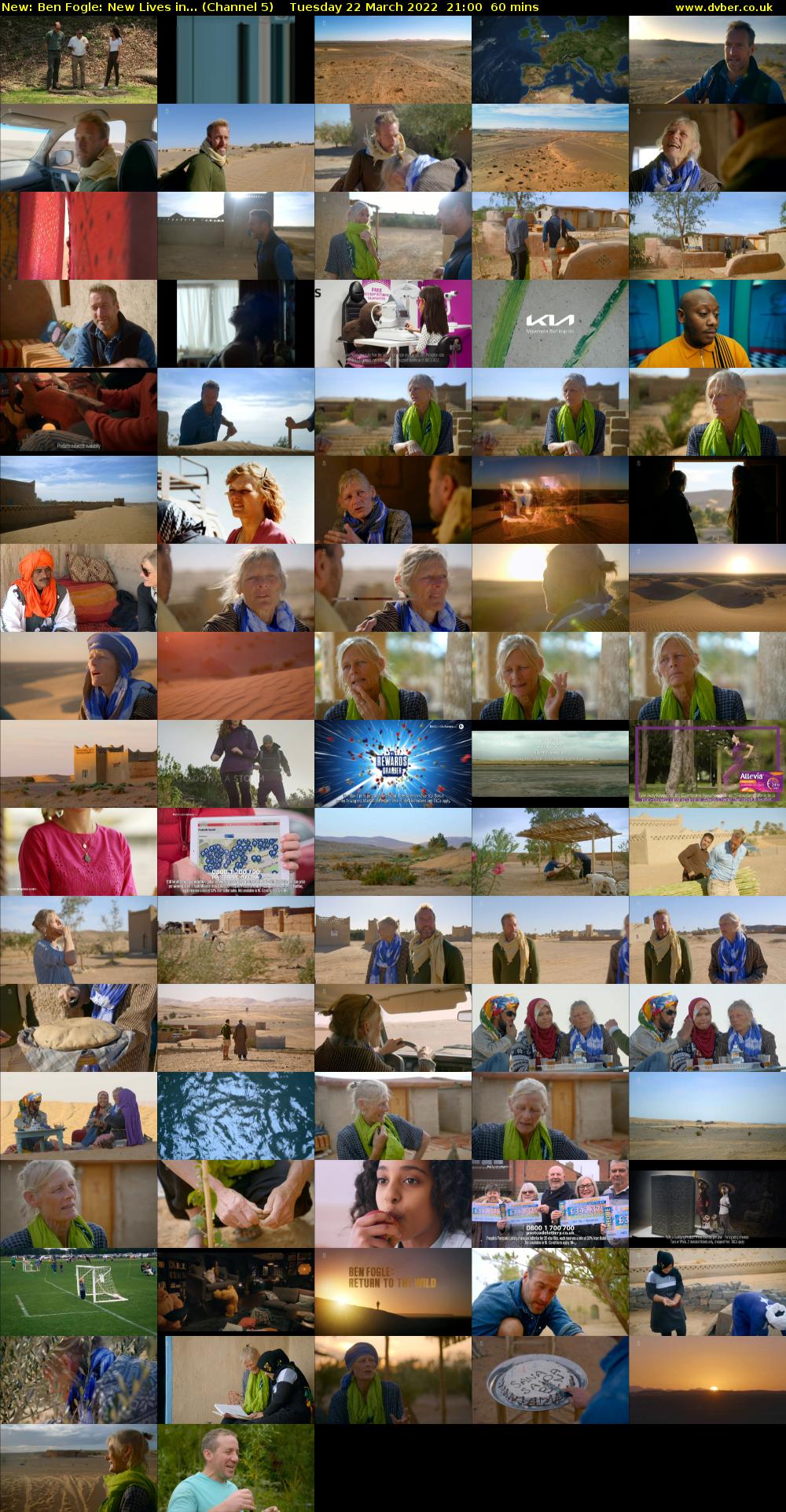 Ben Fogle: New Lives in... (Channel 5) Tuesday 22 March 2022 21:00 - 22:00