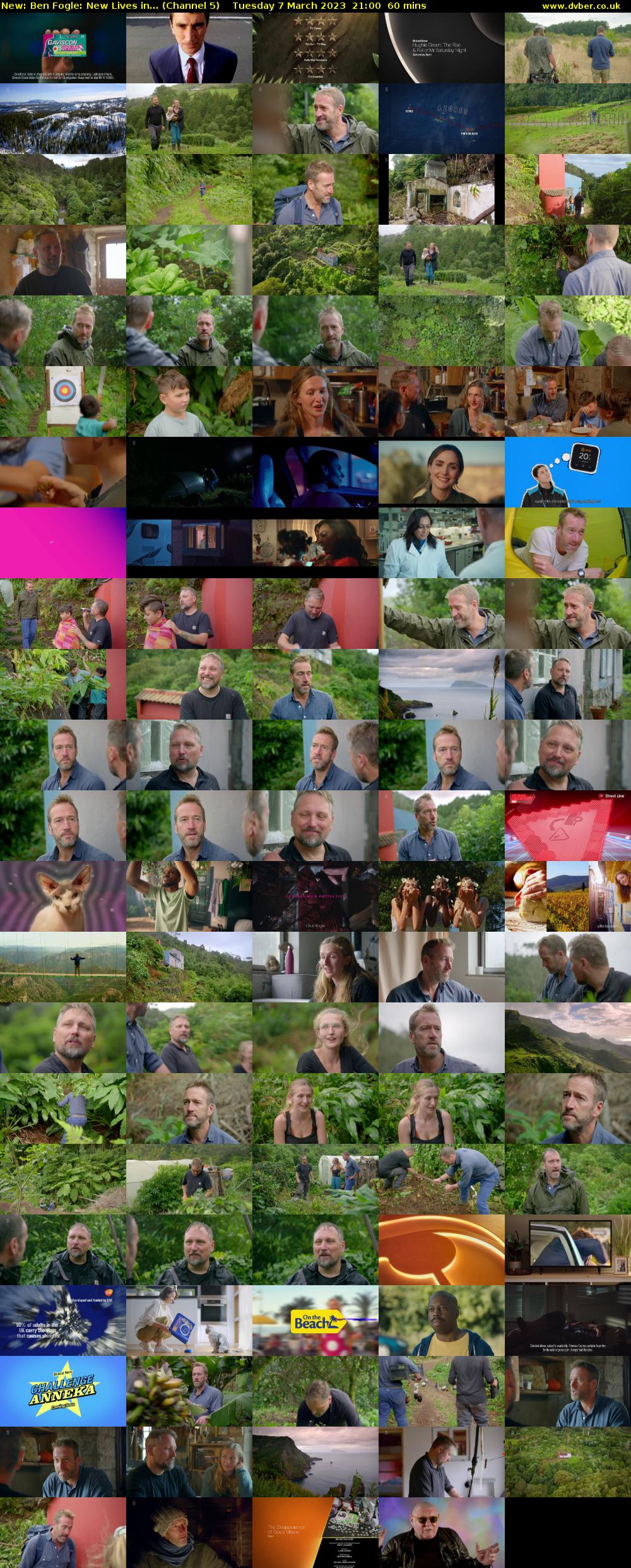 Ben Fogle: New Lives in... (Channel 5) Tuesday 7 March 2023 21:00 - 22:00