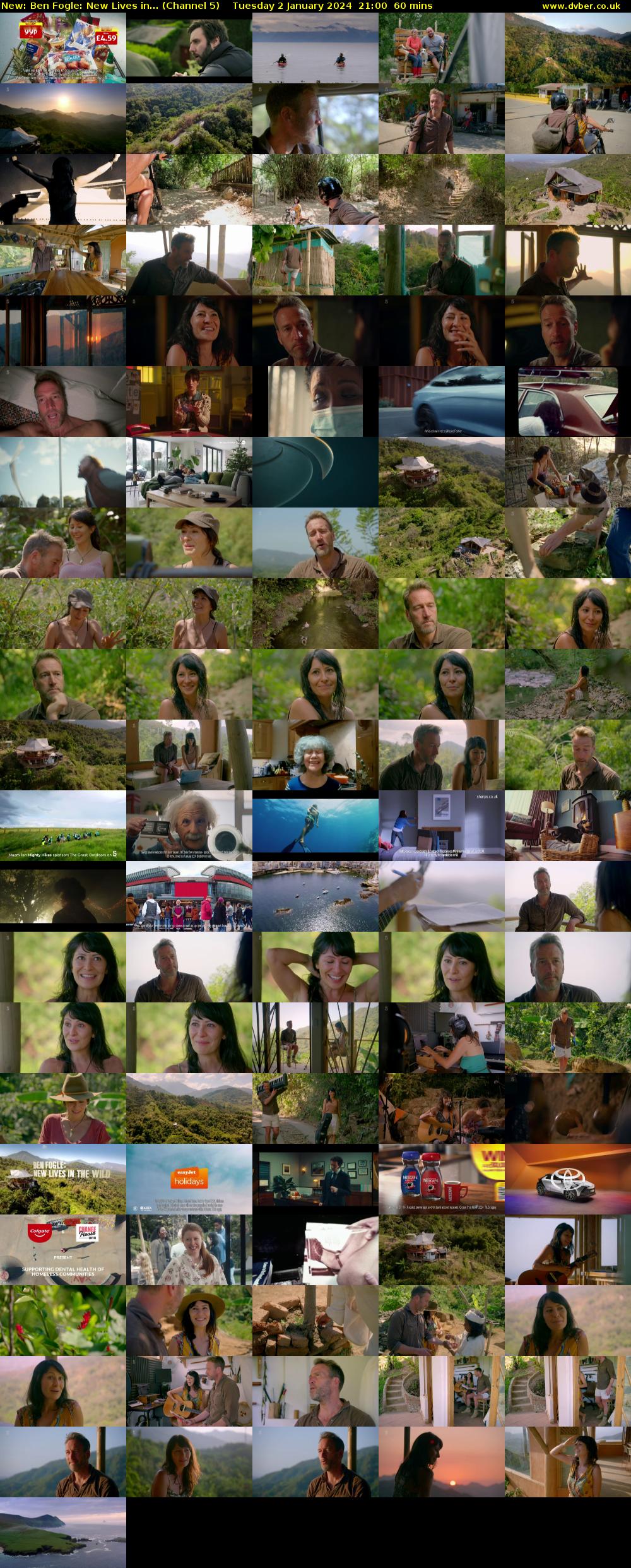 Ben Fogle: New Lives in... (Channel 5) Tuesday 2 January 2024 21:00 - 22:00