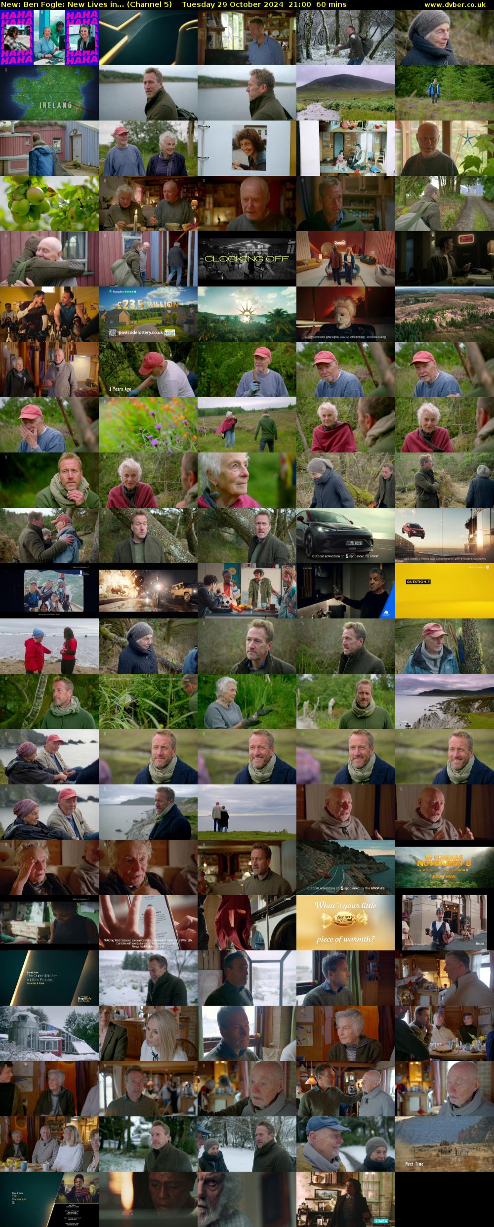 Ben Fogle: New Lives in... (Channel 5) Tuesday 29 October 2024 21:00 - 22:00
