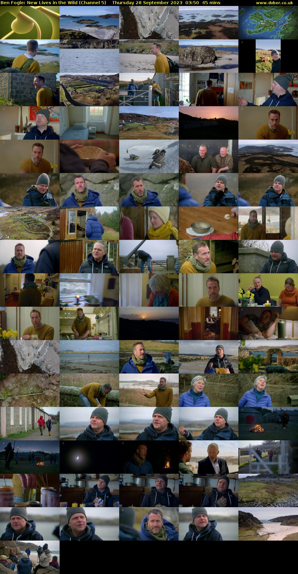 Ben Fogle: New Lives in the Wild (Channel 5) Thursday 28 September 2023 03:50 - 04:35