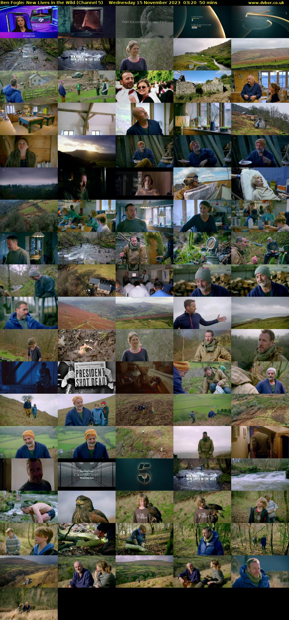 Ben Fogle: New Lives in the Wild (Channel 5) Wednesday 15 November 2023 03:20 - 04:10