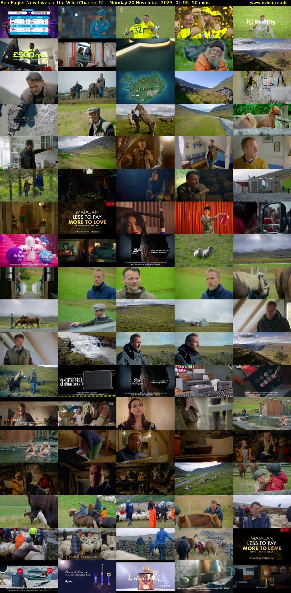 Ben Fogle: New Lives in the Wild (Channel 5) Monday 20 November 2023 01:55 - 02:45