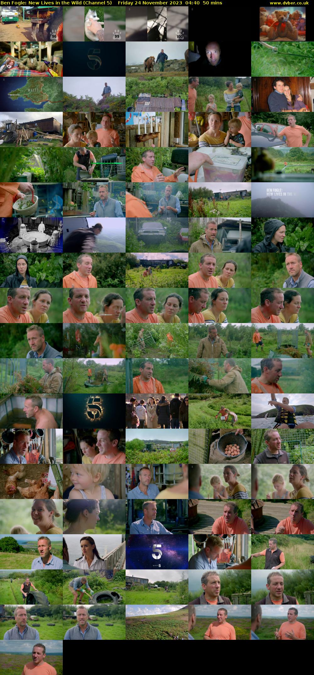 Ben Fogle: New Lives in the Wild (Channel 5) Friday 24 November 2023 04:40 - 05:30