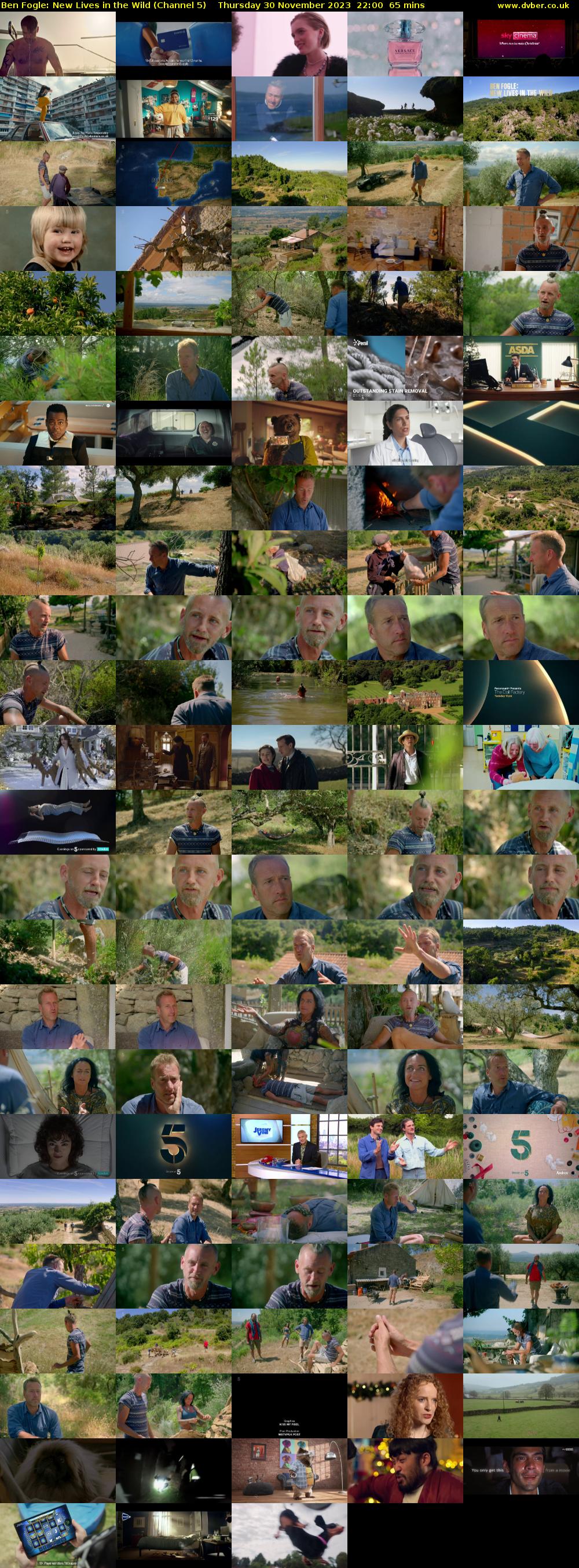 Ben Fogle: New Lives in the Wild (Channel 5) Thursday 30 November 2023 22:00 - 23:05