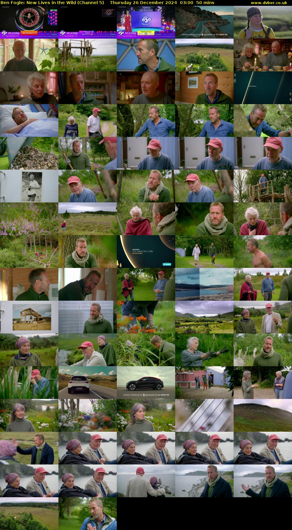 Ben Fogle: New Lives in the Wild (Channel 5) Thursday 26 December 2024 03:00 - 03:50