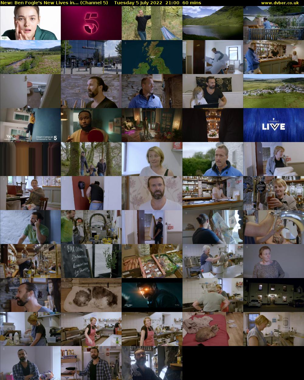 Ben Fogle's New Lives in... (Channel 5) Tuesday 5 July 2022 21:00 - 22:00