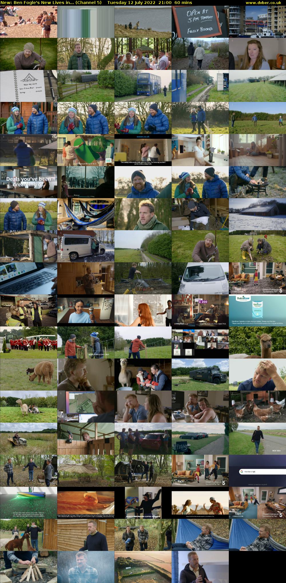 Ben Fogle's New Lives in... (Channel 5) Tuesday 12 July 2022 21:00 - 22:00