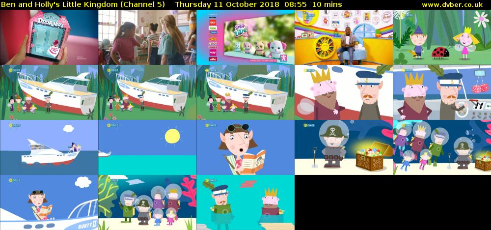 Ben and Holly's Little Kingdom (Channel 5) Thursday 11 October 2018 08:55 - 09:05