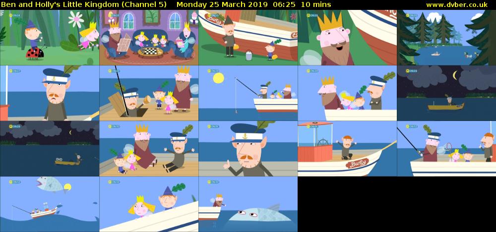 Ben and Holly's Little Kingdom (Channel 5) Monday 25 March 2019 06:25 - 06:35