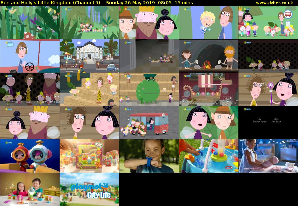 Ben and Holly's Little Kingdom (Channel 5) Sunday 26 May 2019 08:05 - 08:20