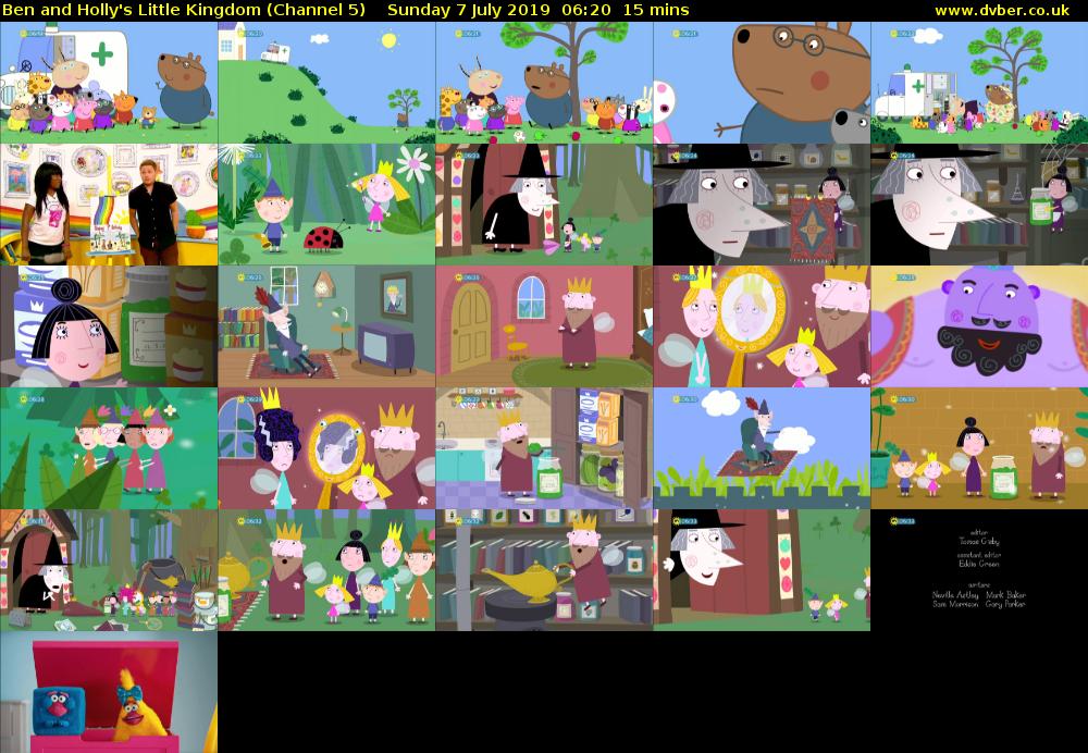 Ben and Holly's Little Kingdom (Channel 5) Sunday 7 July 2019 06:20 - 06:35