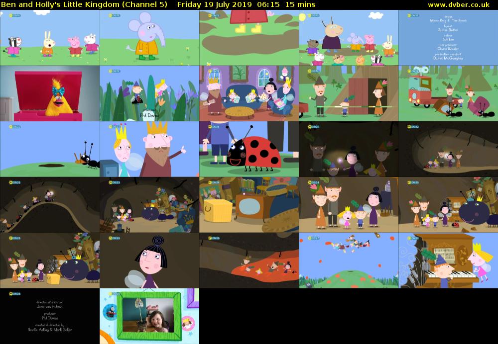 Ben and Holly's Little Kingdom (Channel 5) Friday 19 July 2019 06:15 - 06:30