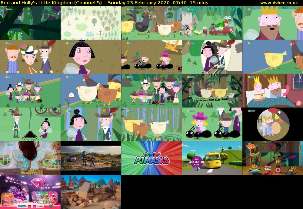 Ben and Holly's Little Kingdom (Channel 5) Sunday 23 February 2020 07:40 - 07:55