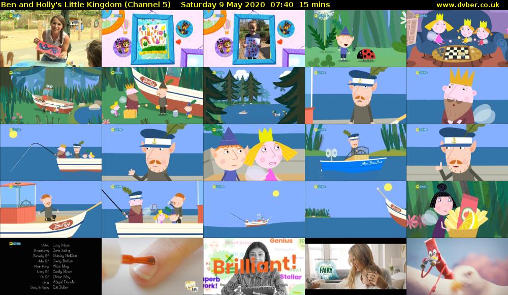 Ben and Holly's Little Kingdom (Channel 5) Saturday 9 May 2020 07:40 - 07:55
